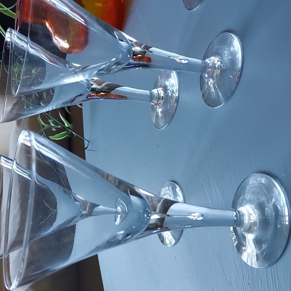 Antique hand-blown primitive cocktail glasses martini glasss 🍸 - Picture 7 of 14